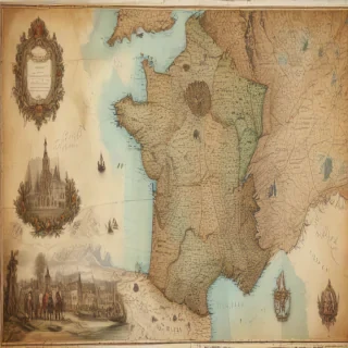 map of france