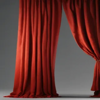red curtain png