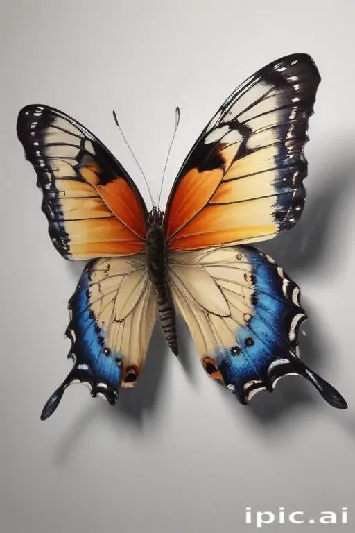 drawing pic of butterfly