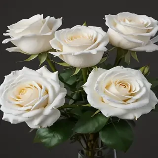 white roses png