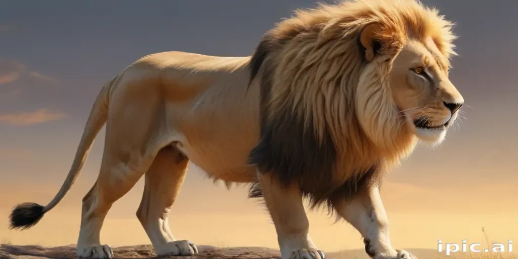 transparent lion