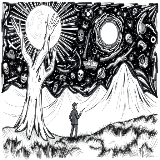 drawings black and white