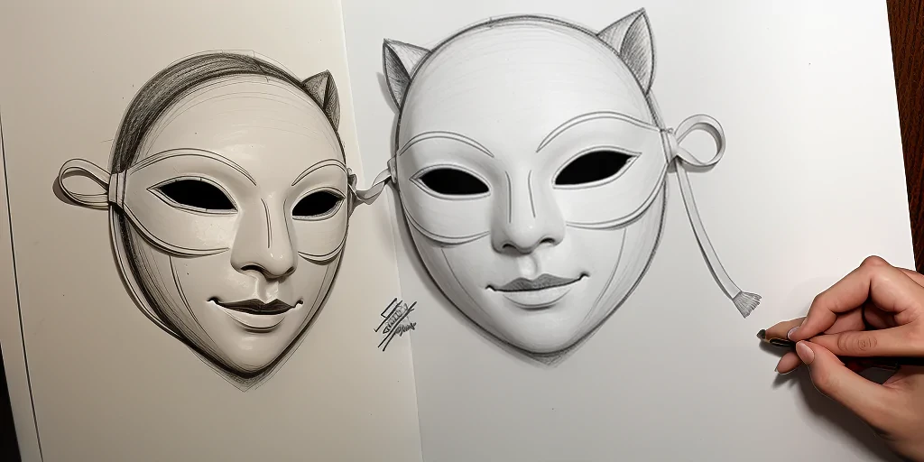 mask drawing