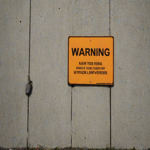 warning sign