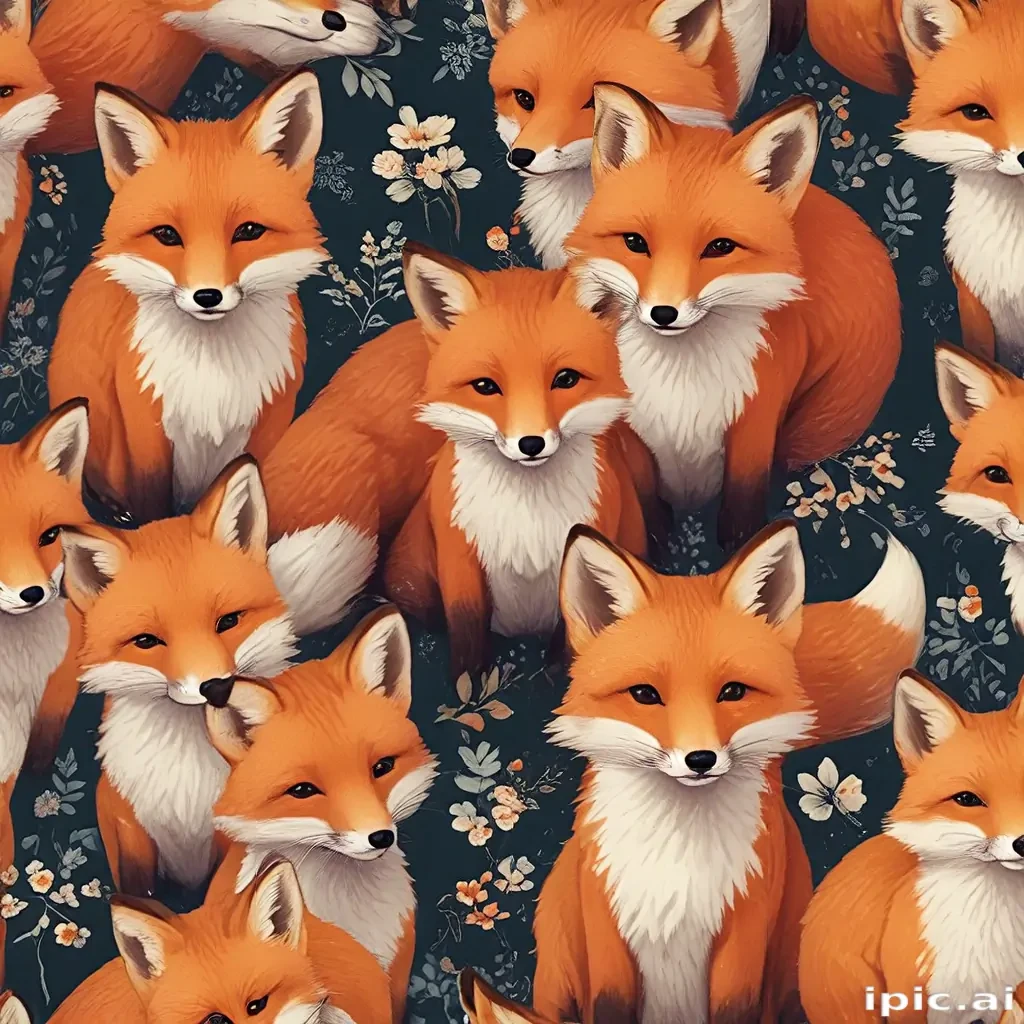 cute fox backgrounds