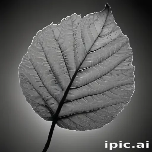leaf images black and white