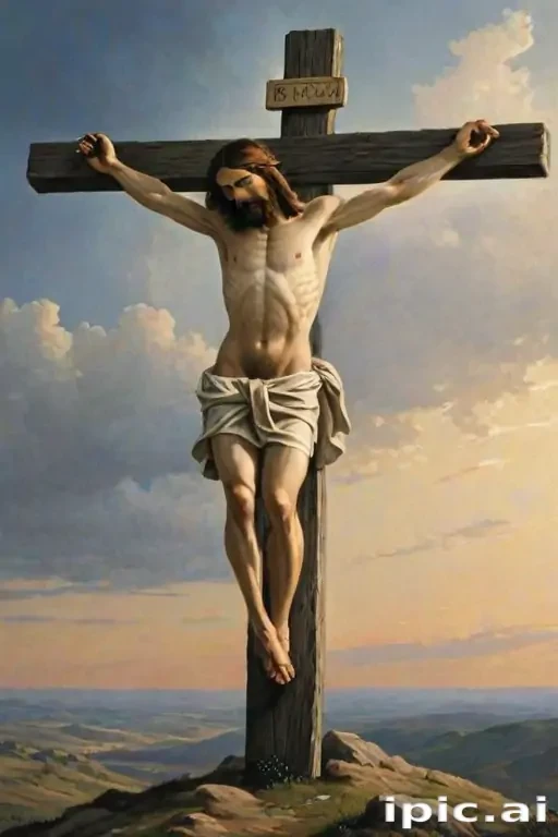 jesus on the cross picture