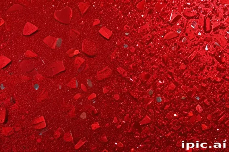 sparkly red background