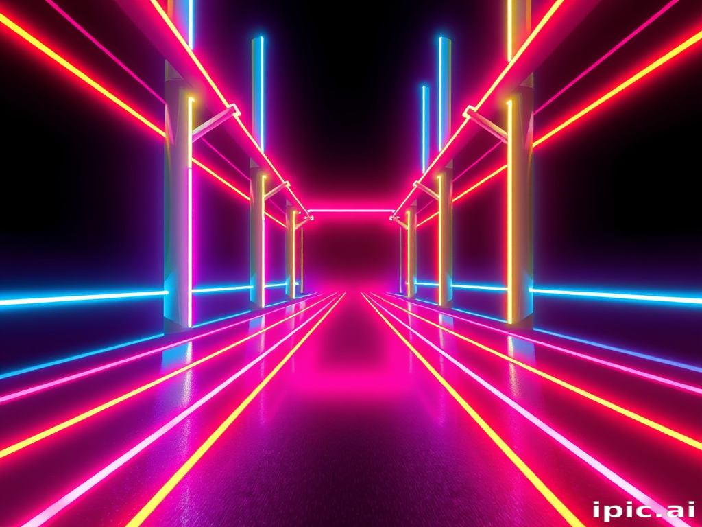 iphone neon wallpaper
