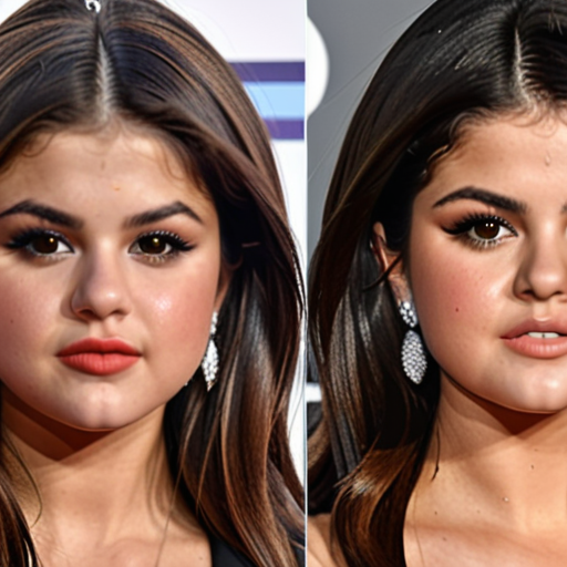 selena gomez face changed