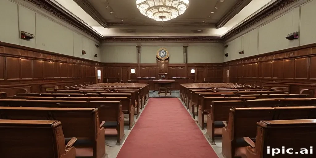 court room background