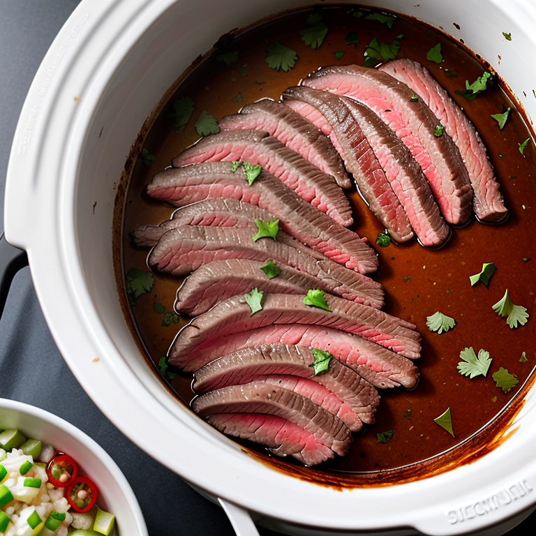 recipes for skirt steak in crock pot