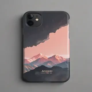 mockup case iphone