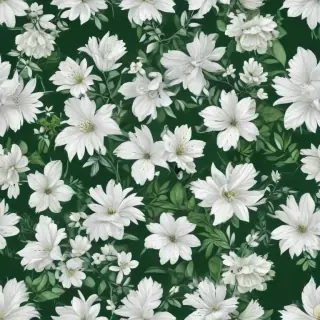 green and white background