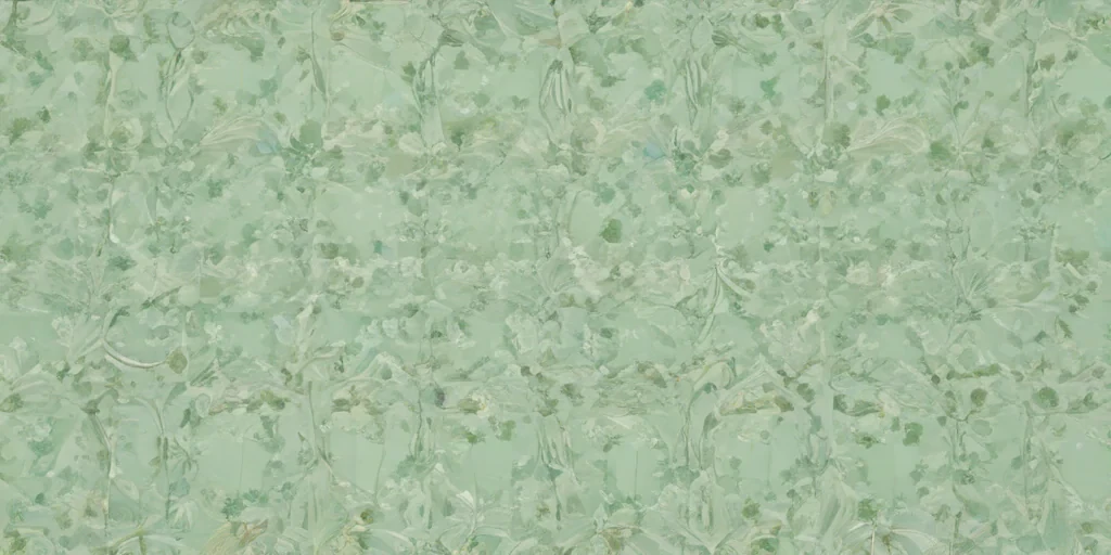 Delicate Floral Pattern in Soft Green Tones for Elegant Decor Inspiration
