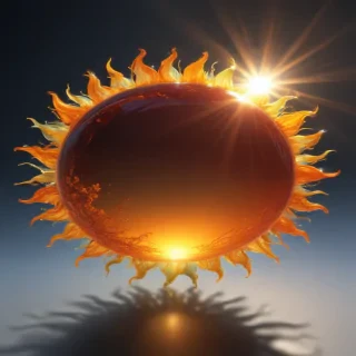 transparent sun