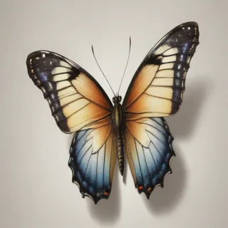drawing butterflies