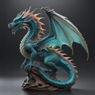 transparent dragon