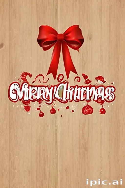 merry christmas clip art transparent background