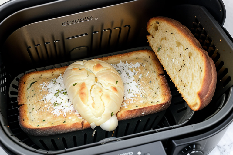 frozen garlic bread in the air fryer