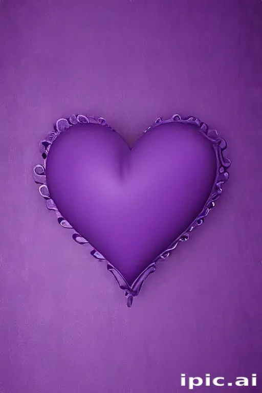 purple wallpaper heart