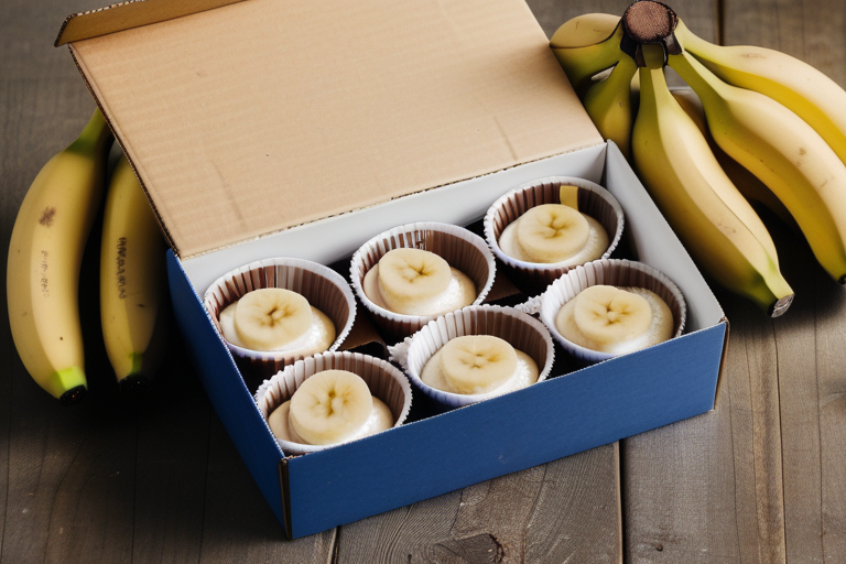 bananas in a box dessert