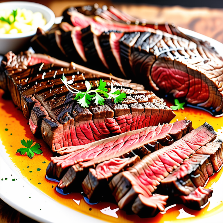 skirt steak in the broiler