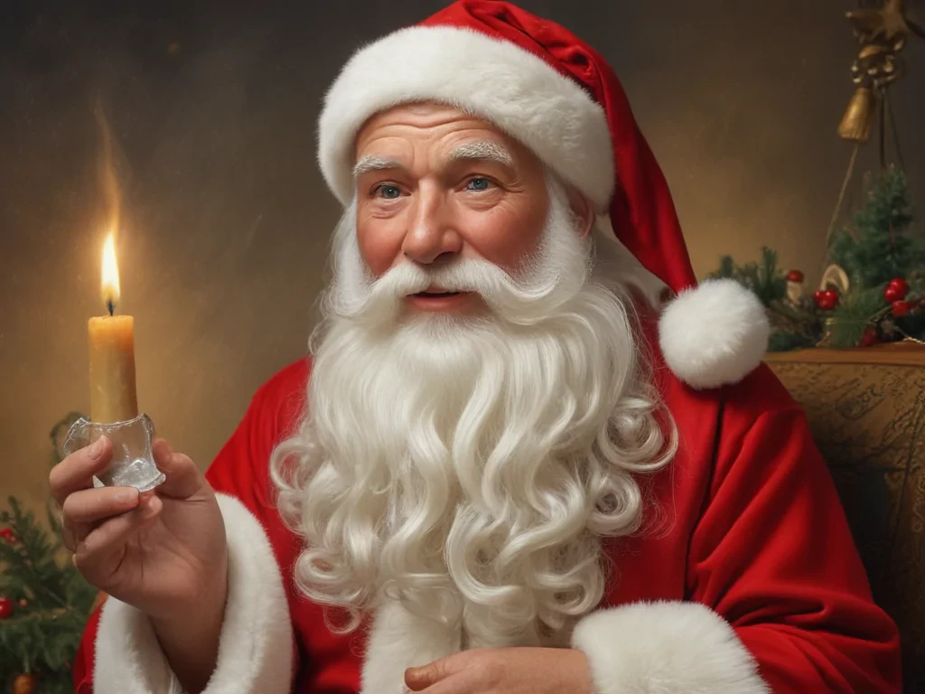 images of vintage santa