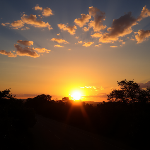 cute sunset wallpaper