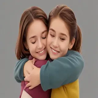 hugging png