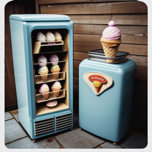 old fashioned ice cream freezer