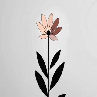 minimalist flower