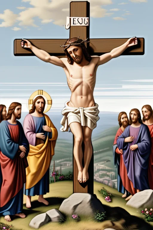 jesus on the cross clipart