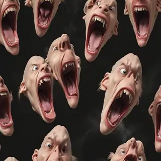screaming background