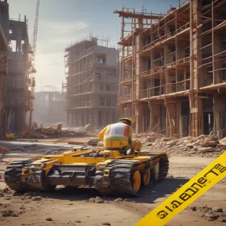 construction site background