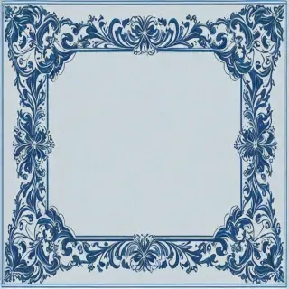 blue border design