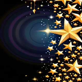 glittering stars png