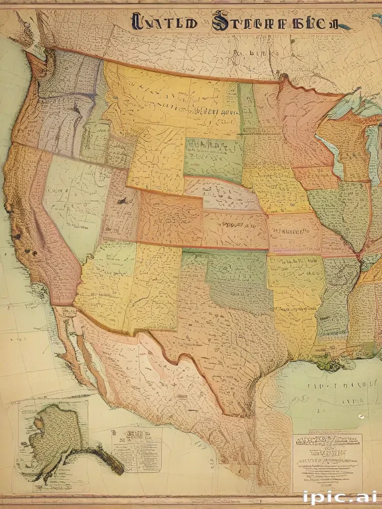 map of the united states of america