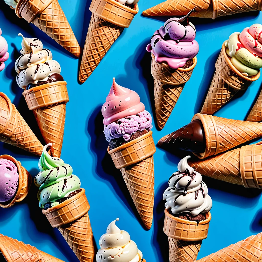 pictures of ice cream cones