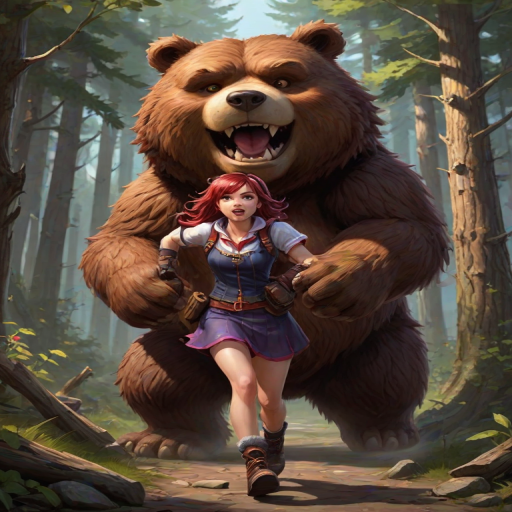 Annie from "League of Legends" walks through the woods with her giant bear Tibbers, her innocent singsong voice and mischievous grin hiding her powerful control over fire. Her juxtaposition of childlike whimsy and destructive power makes her a uniquely captivating character.