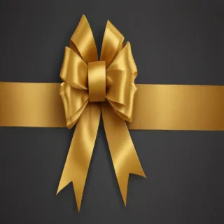 gold ribbon png