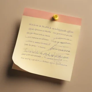 aesthetic cute sticky note png