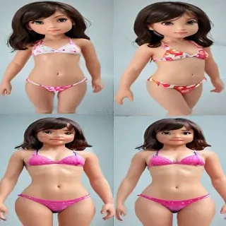 ai little bikini girls