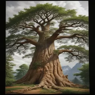 tree drawing png