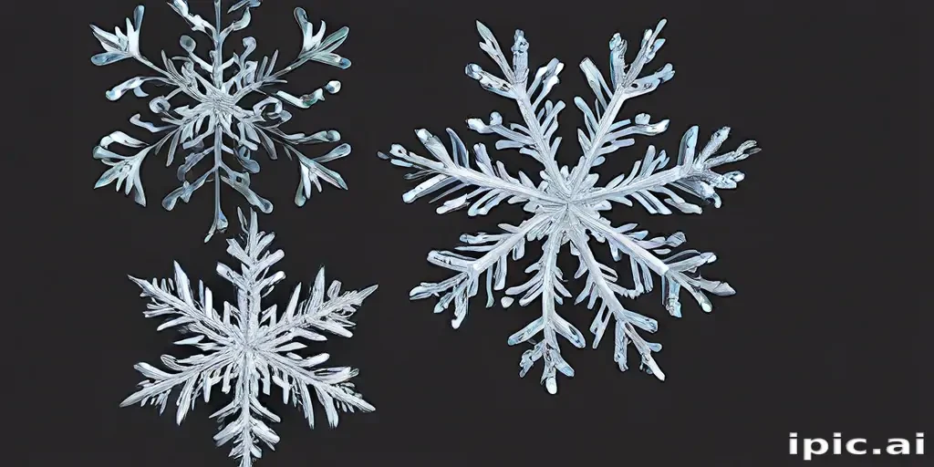 png snowflakes