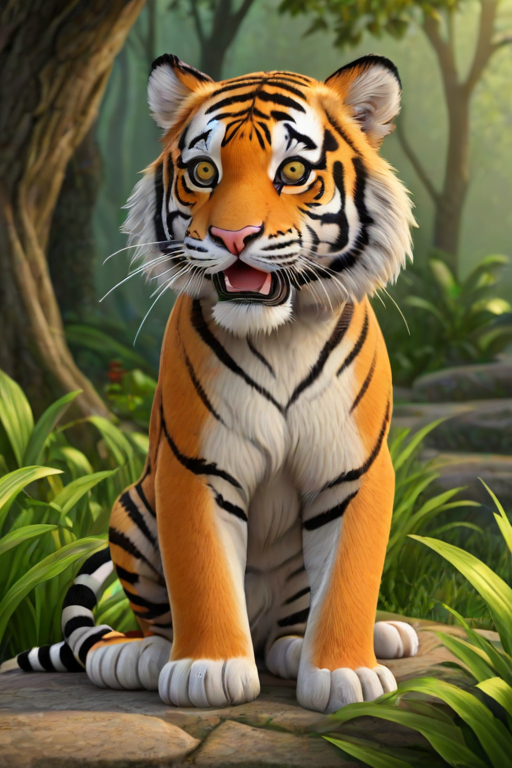 tiger cartoon tiger