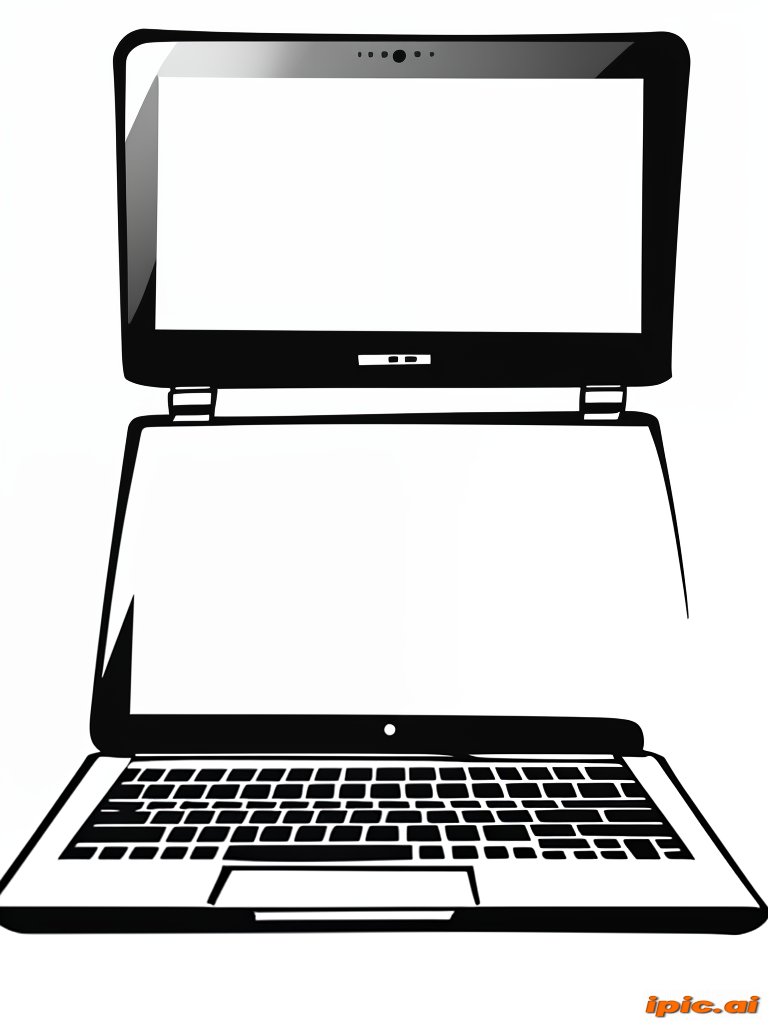 clipart of laptop