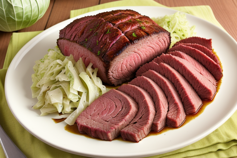 cabbage and corned beef jamaican