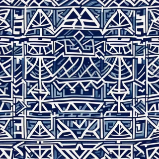 blue pattern