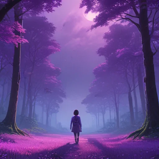 kawaii purple wallpaper